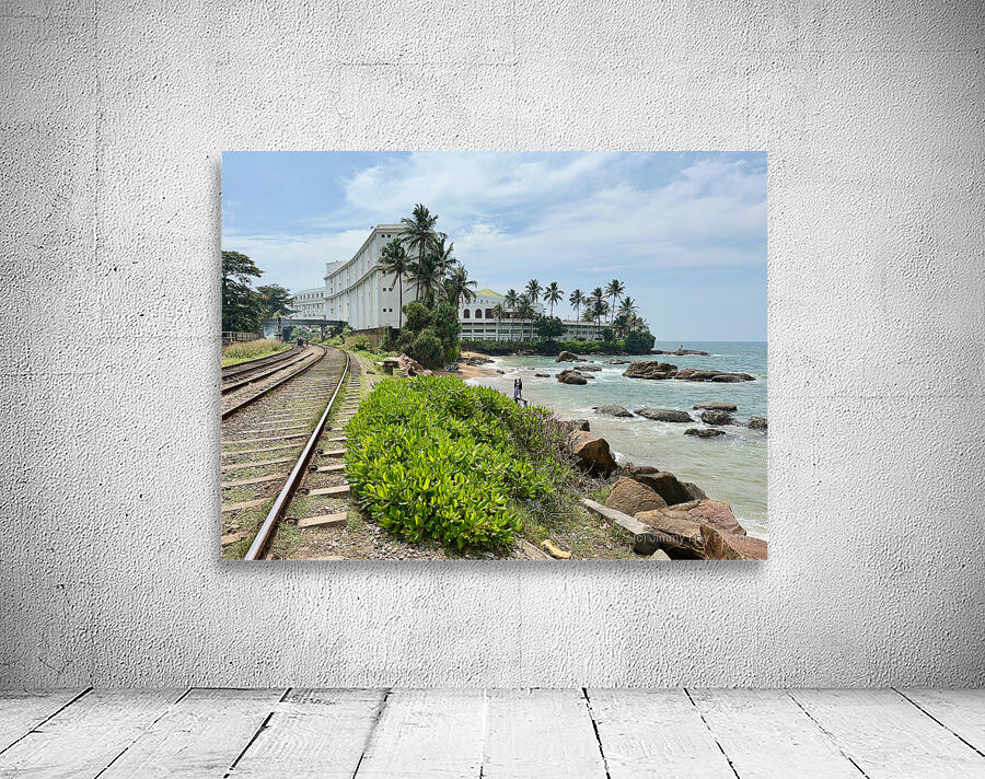 Railroad by the Ocean Wall Preview