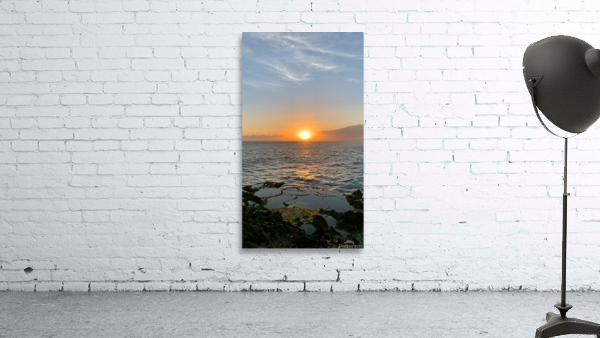 Sunset and Puddles Wall Preview