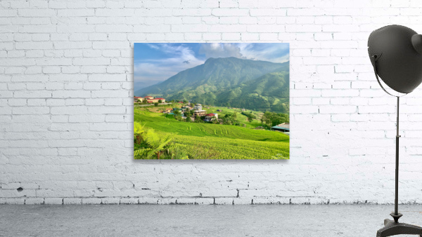 Village in the Rice Fields Sapa Wall Preview