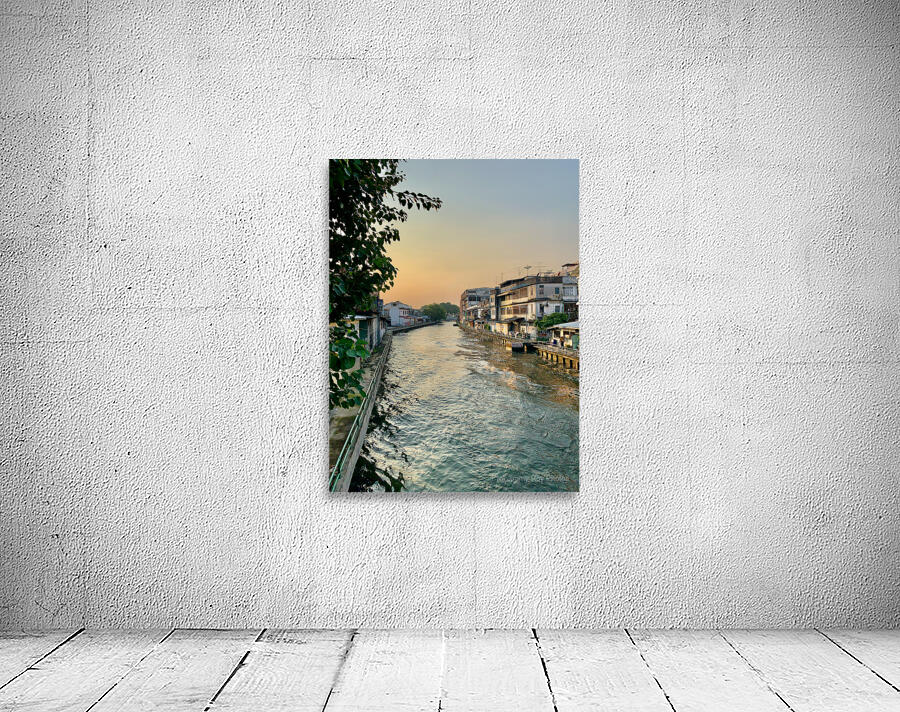 Bangkoks River at Dawn Wall Preview