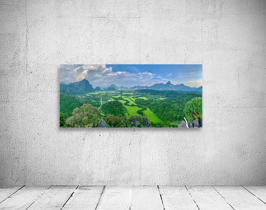 Nam Xay Viewpoint Vang Vieng Laos 3 Wall Preview