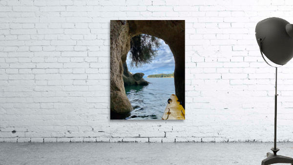 Kayaking Out of a Cave Wall Preview