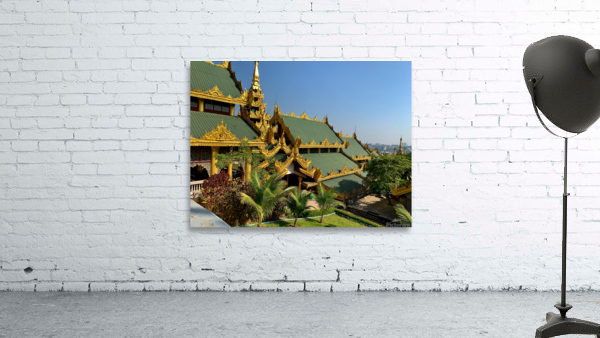 Shwedagon Pagoda Yangon Myanmar 1 Wall Preview