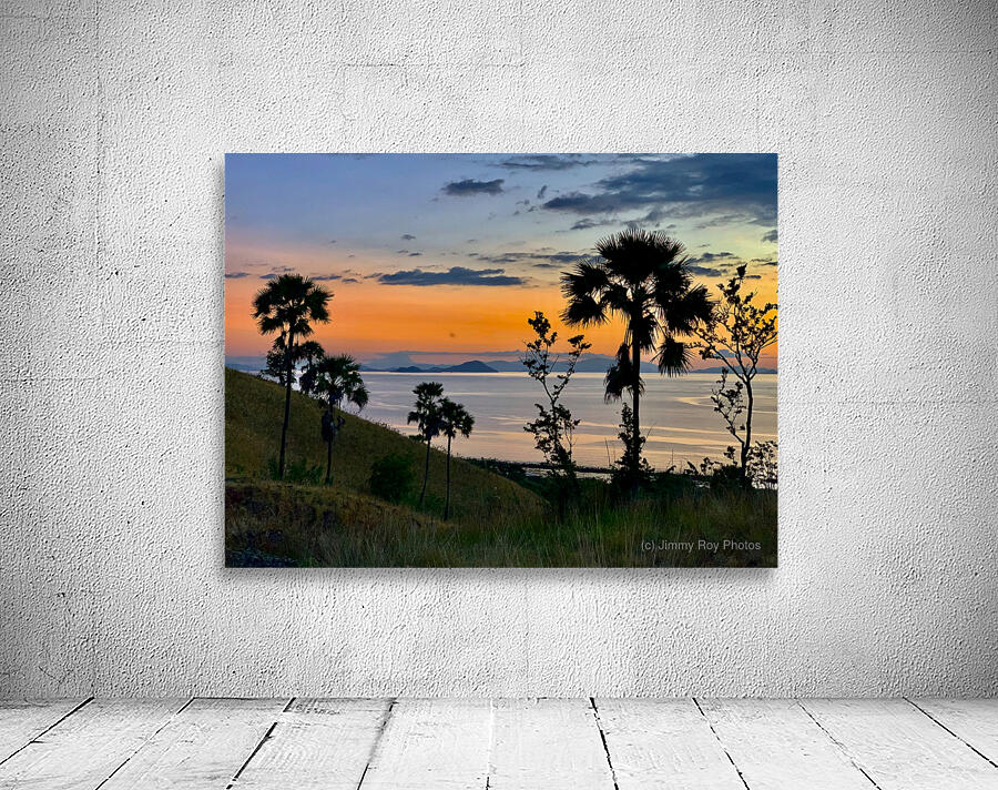 Sunset Over the Flores Sea Indonesia 6 Wall Preview