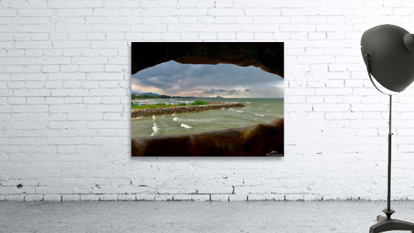 View from Wat Tham Khao Tao Hua Hin Thailand 3 Wall Preview