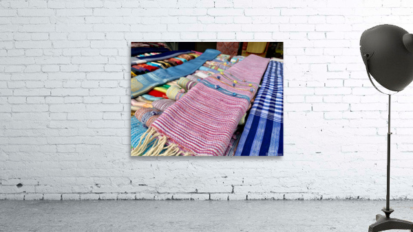 Traditional Homemade Skirts Laos Wall Preview