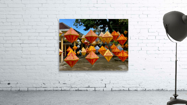 Vietnamese Lanterns Wall Preview