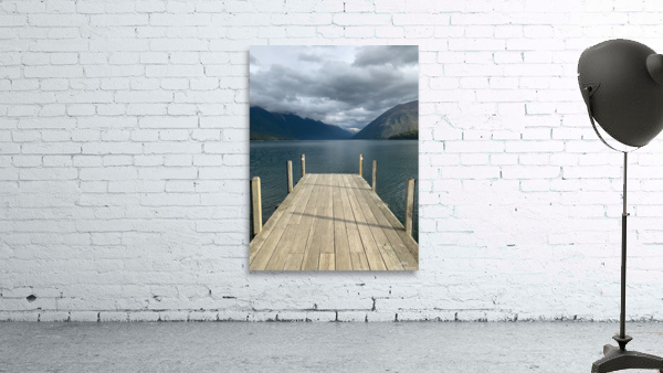 The Dock on Lake Rotoiti New Zealand Wall Preview