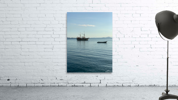 Boats on the Lake Wall Preview