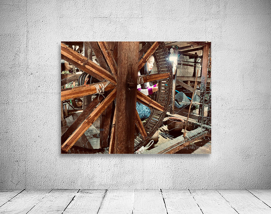 Wheel Loom Artisan Myanmar Wall Preview