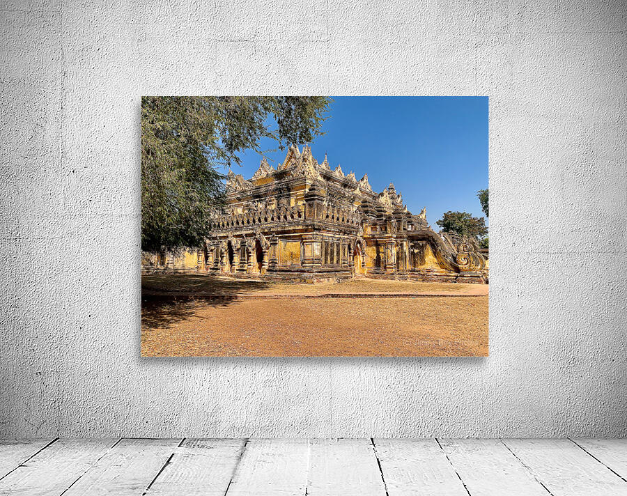 Me Nu Brick Monastery Myanmar Wall Preview
