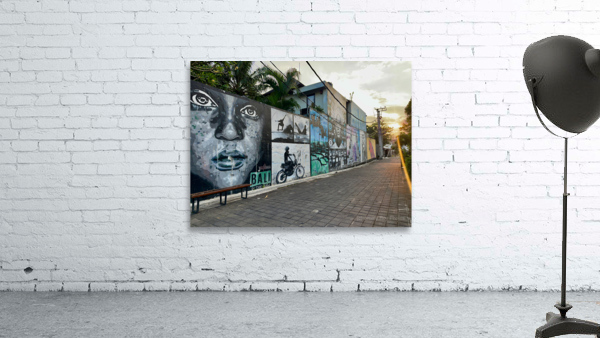 Bali Art Sunset Wall Preview