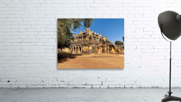 Me Nu Brick Monastery Myanmar Wall Preview