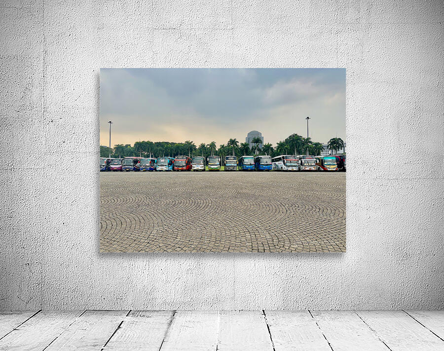 Bus Line Jakarta Wall Preview