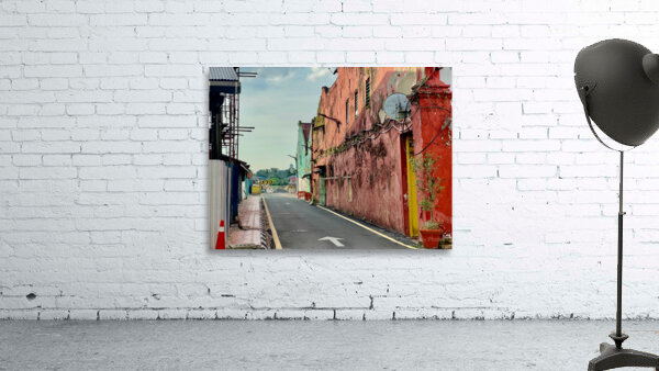 Streets of Kuching Borneo 2 Wall Preview