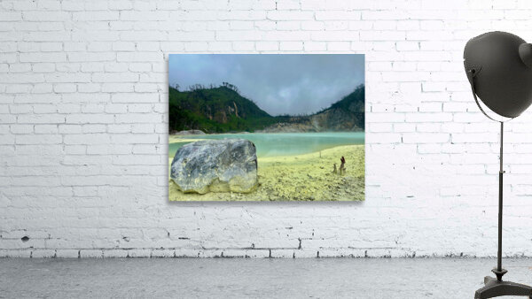 White Crater Java Indonesia 2 Wall Preview