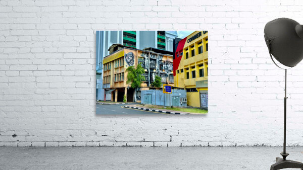 The Streets of Kuching Borneo Wall Preview