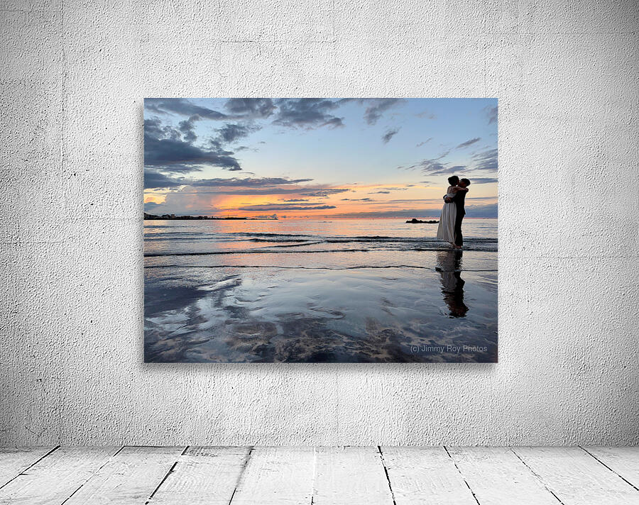 Newlyweds Sunset Beach Jeju South Korea 5 Wall Preview