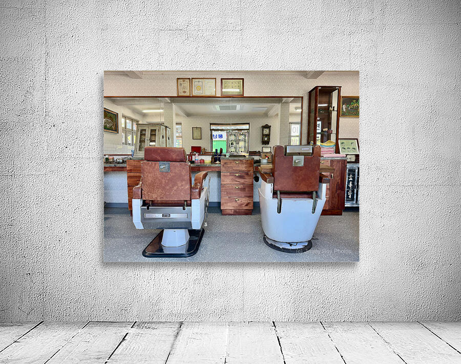 Old Barber Shop Seoul South Korea Wall Preview