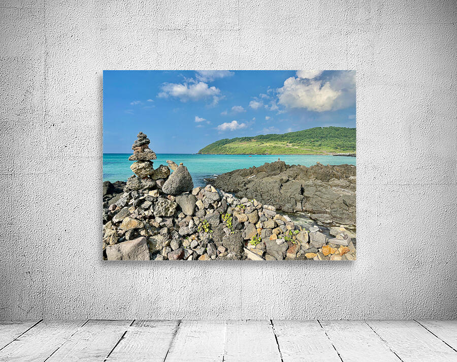 The Rock Balancing Bay Jeju South Korea Wall Preview