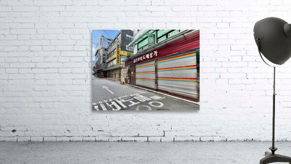 Streets of Seoul South Korea Wall Preview