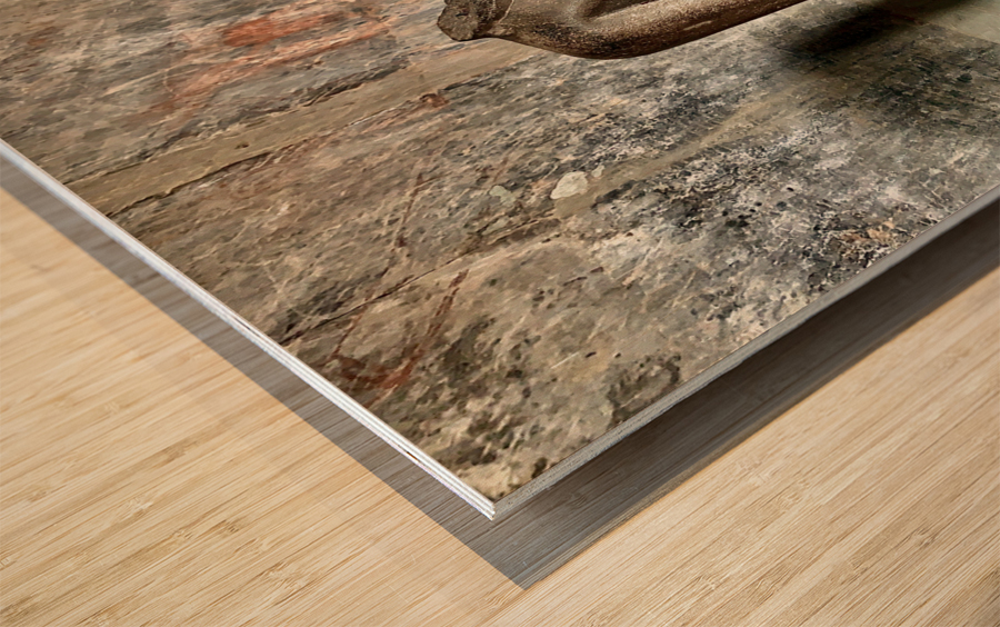 Headless Statue Wood print