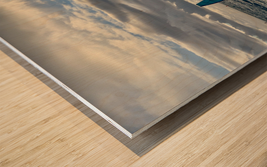 Surf and Sunlight Impression sur bois