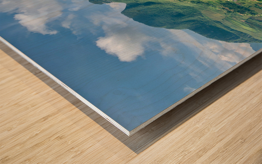 Mountain Side Wood print