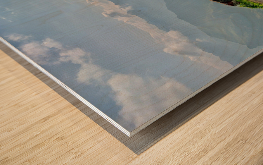 Follow the Mountain Road Impression sur bois