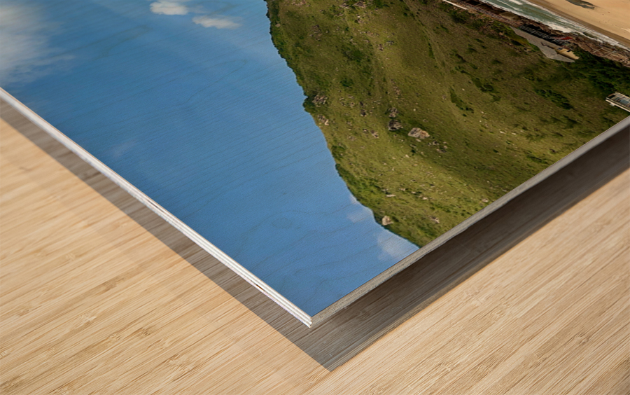 Beach side Wood print