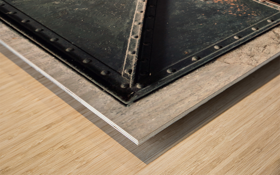 Behind Closed Door Wood print