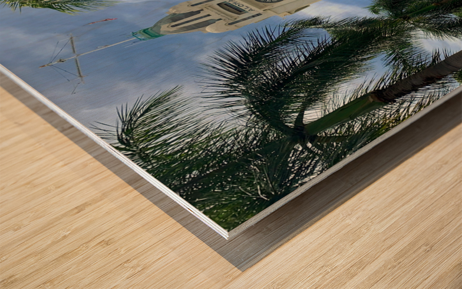 Aloha Clock Tower Impression sur bois