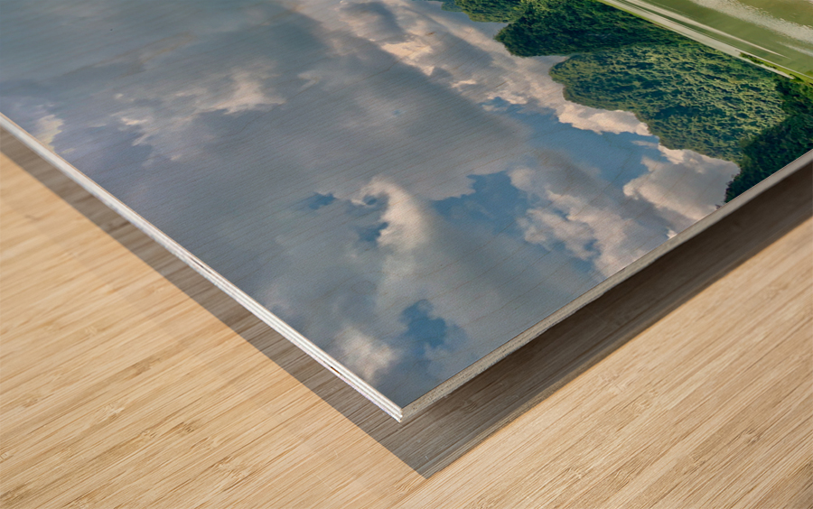 Angel Eye Mountain Wood print