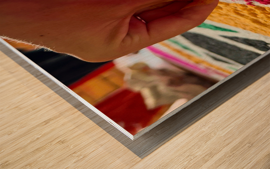 Mandala Hand Wood print