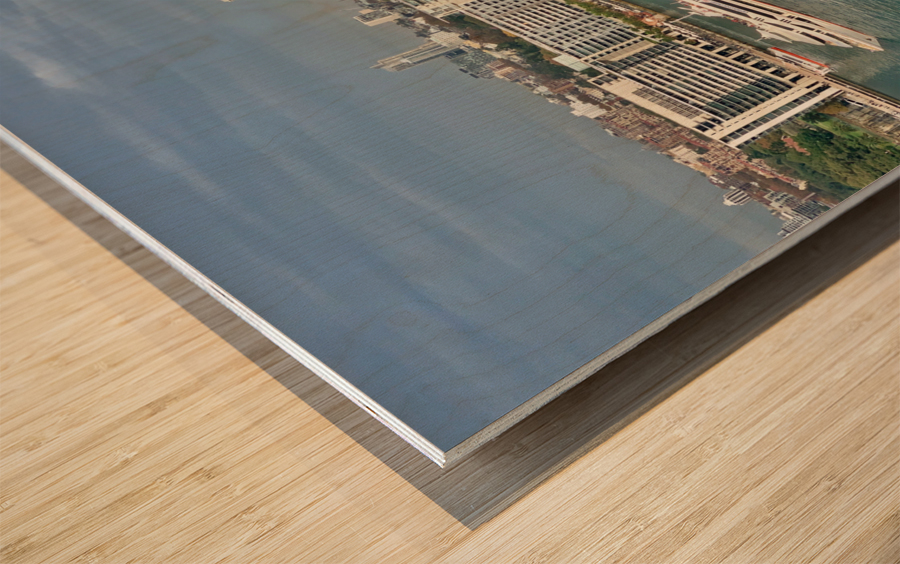 The Harbour Impression sur bois