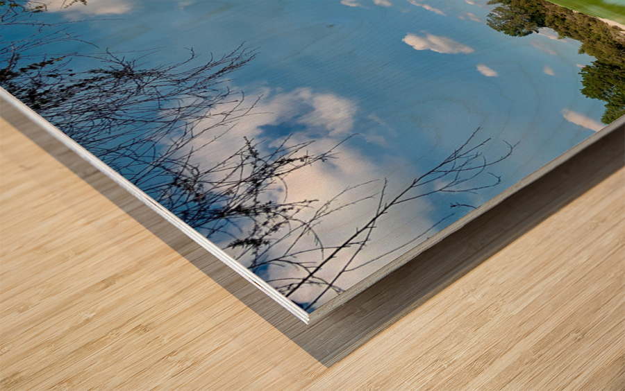 Green Lake Impression sur bois