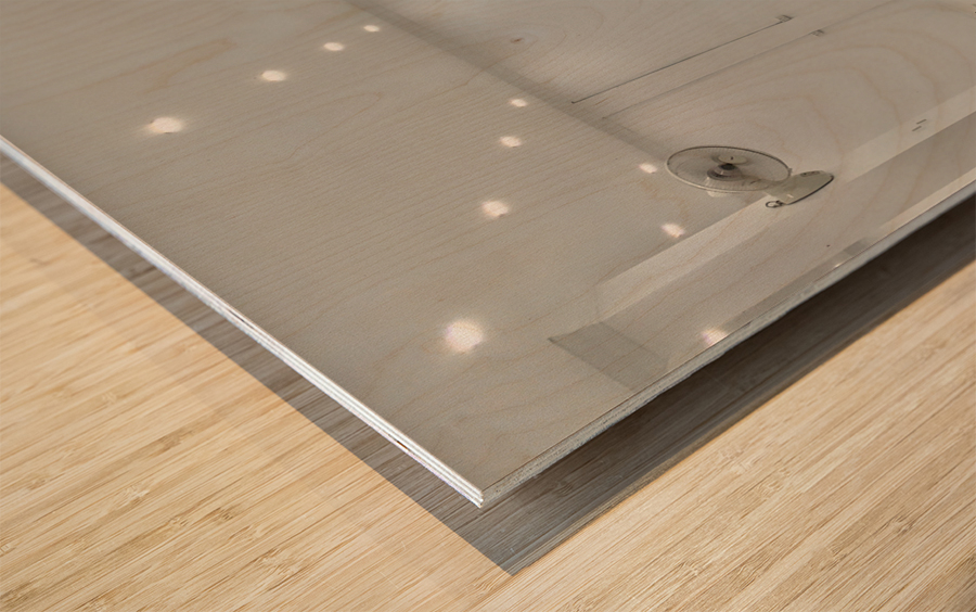 White Room Wood print