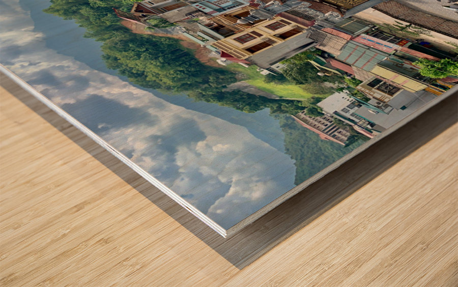 Town from Temple Wood print