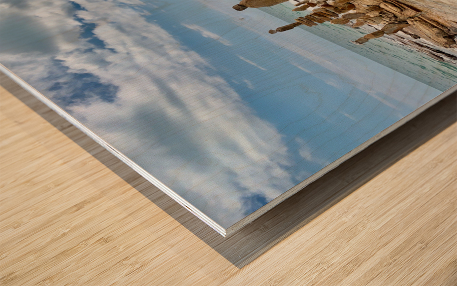 Rock Balancing 1 Impression sur bois