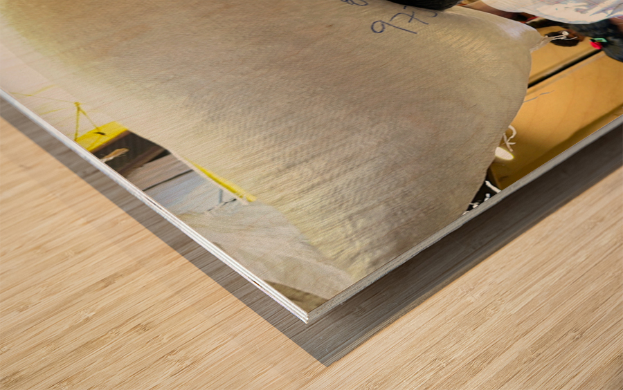 Rice Bag on the Head Wood print