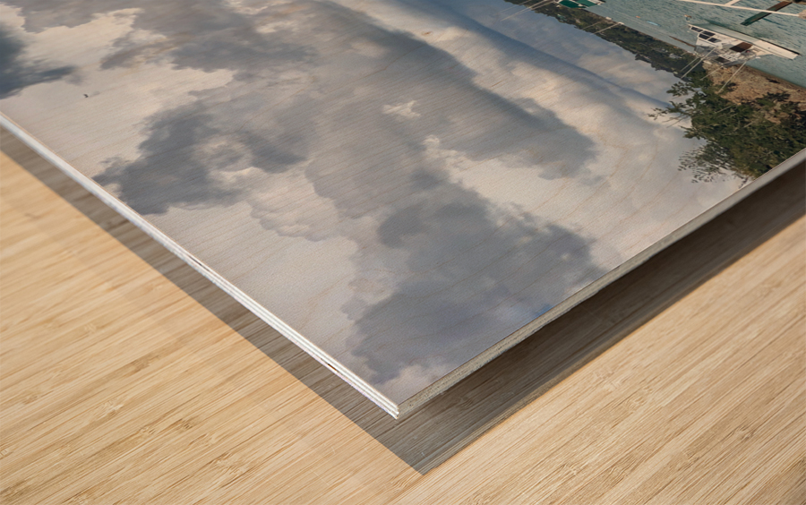 Dock Stairs Impression sur bois