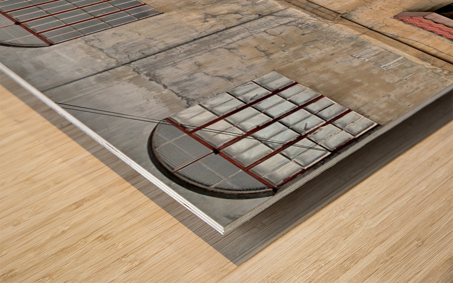 Nice Building Facade Wood print