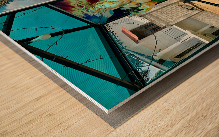 Ganesh in a Box Wood print