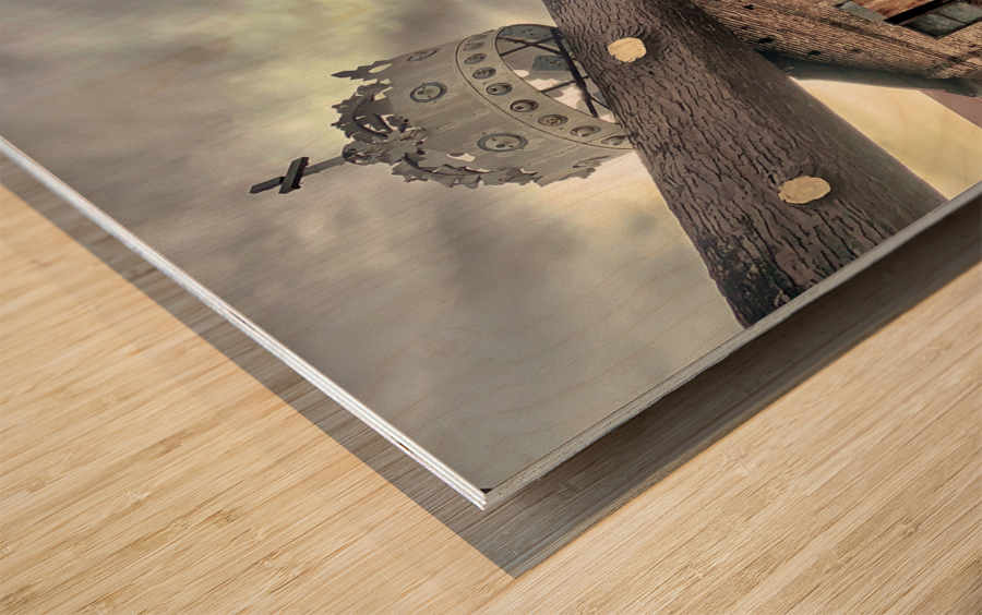 The Crown Wood print