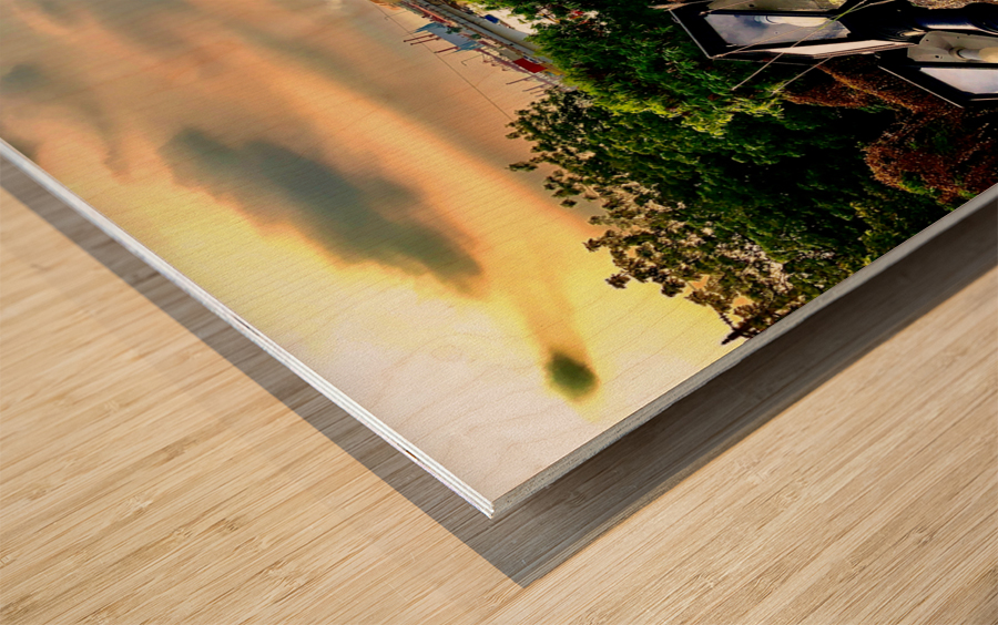 Falling Lamp posts  for the Sunset Wood print