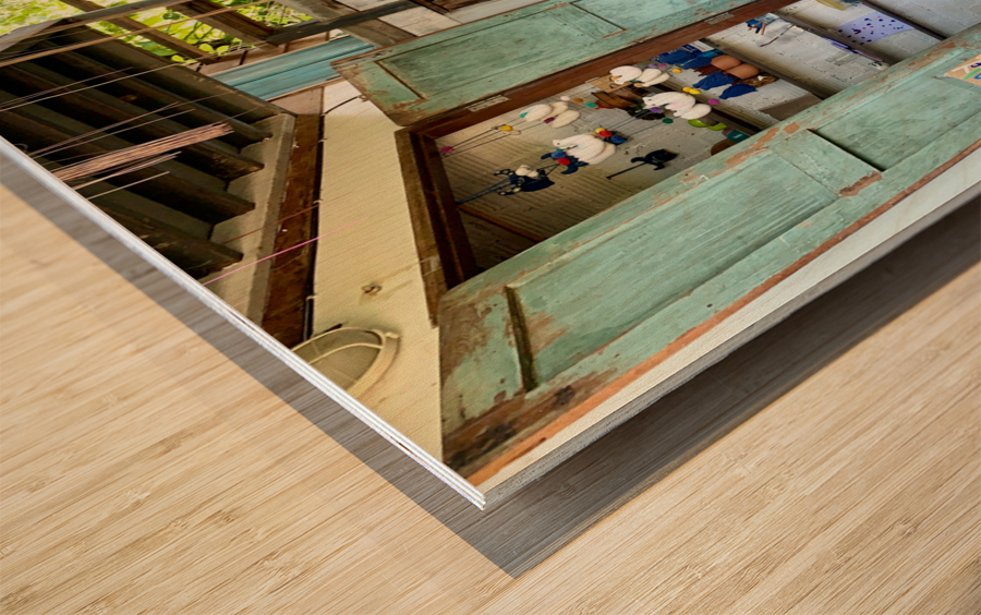 In the Corner Wood print