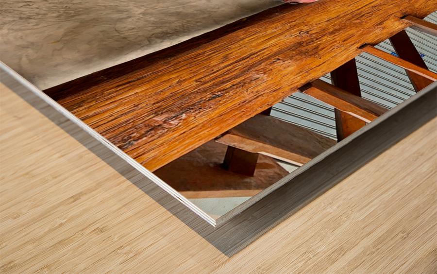 Please Remove Your Shoes Wood print