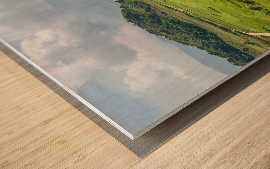 Rice Plateau Wood print