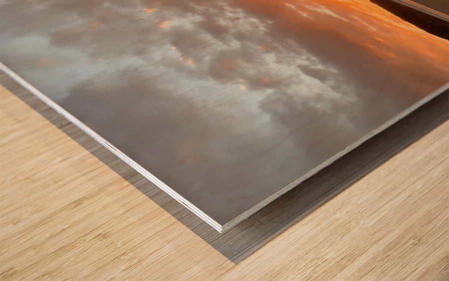 Sunset Ready Wood print
