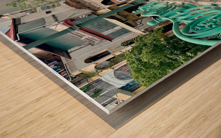 Take the Curve Wood print